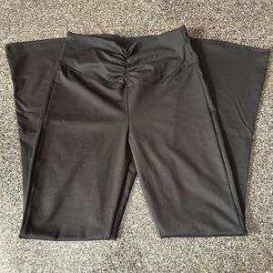 a new day Women’s High Waisted Flare Black Yoga Pants